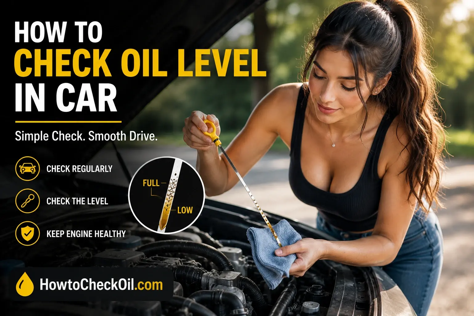 How to Check Oil Level in Car
