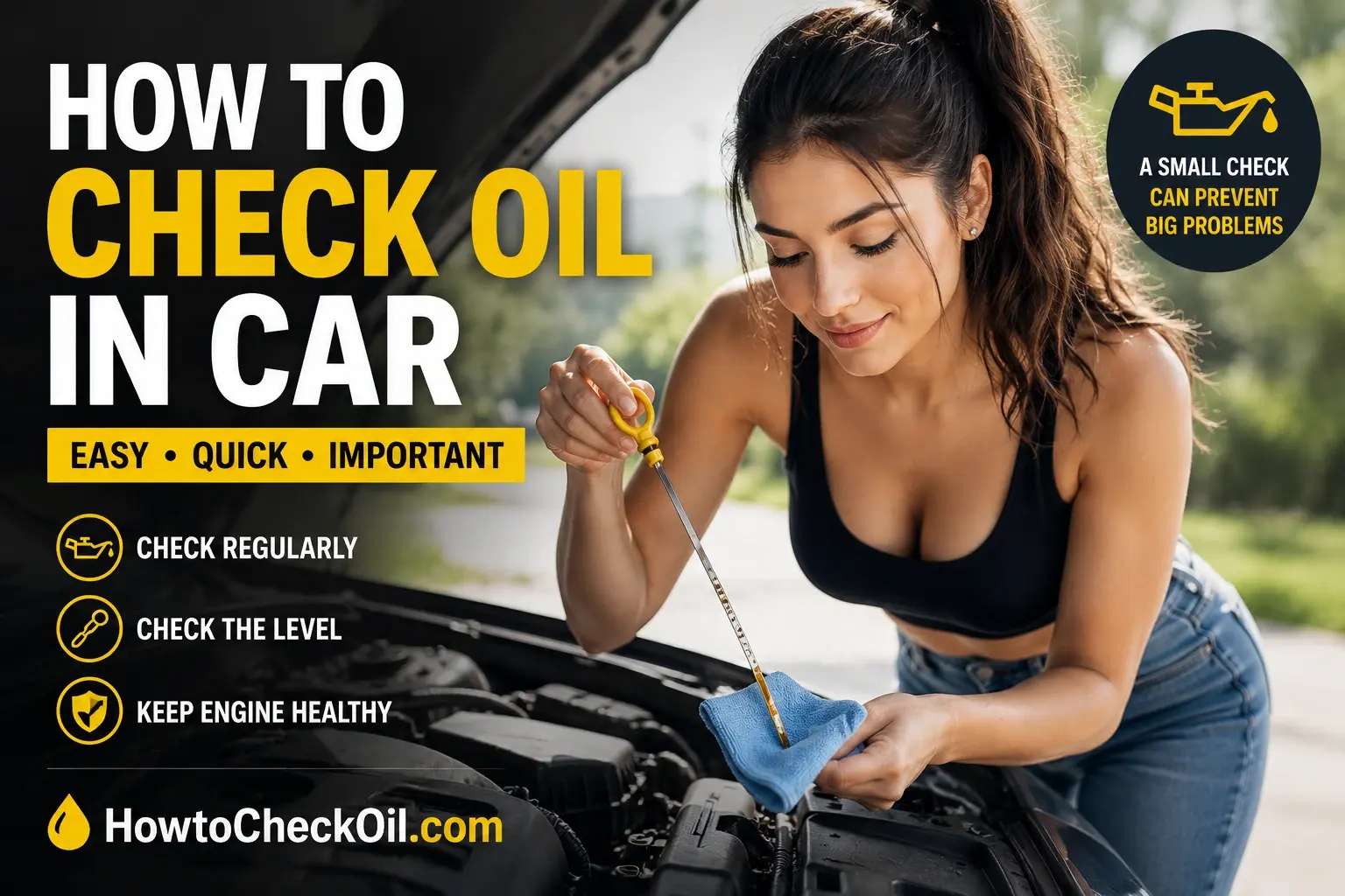 How to Check Oil in Car
