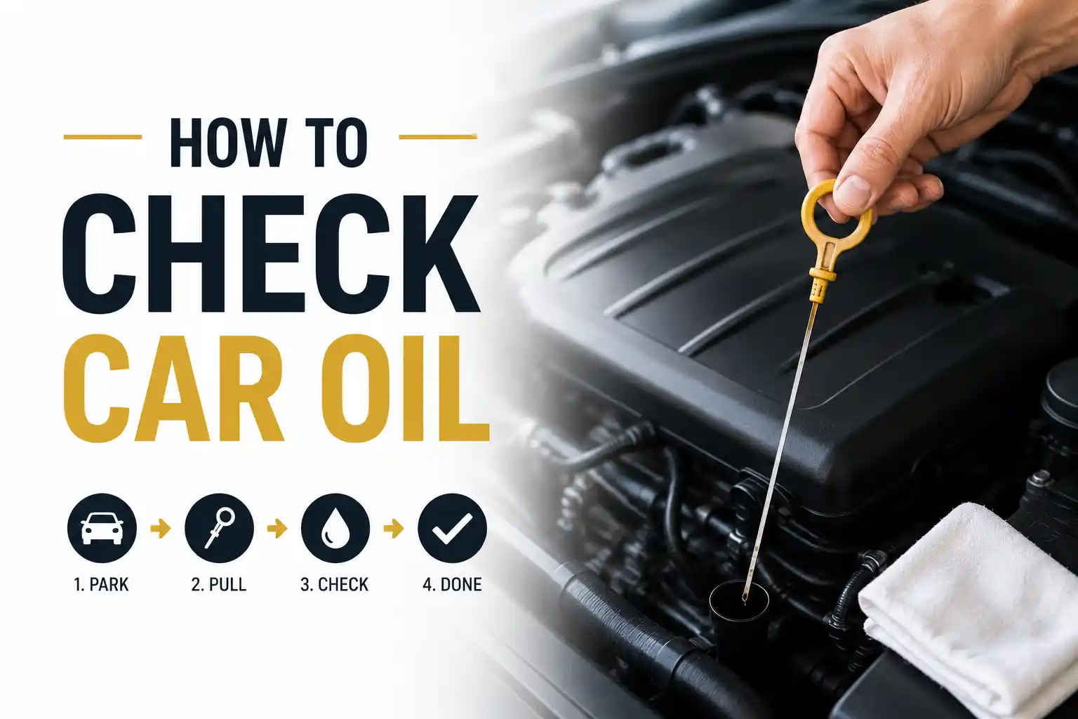 how to check car oil