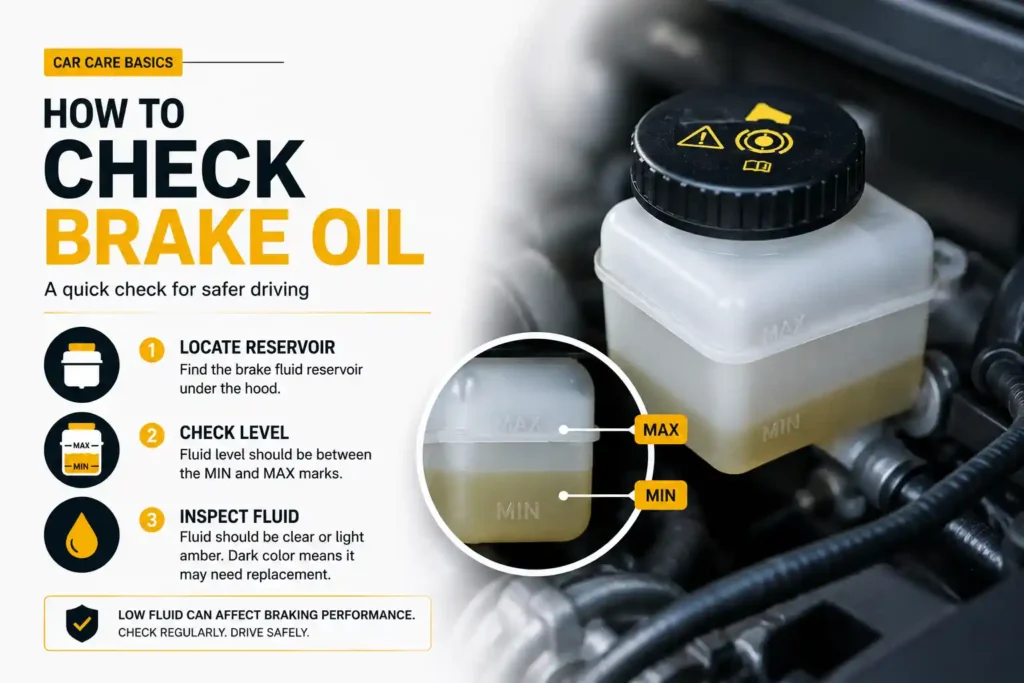 How to Check Brake Oil