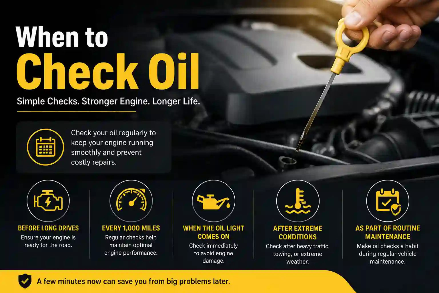 When to Check Oil